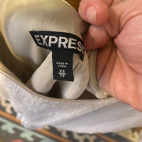 Express Silver Sequin Dress - Picture 2 of 4